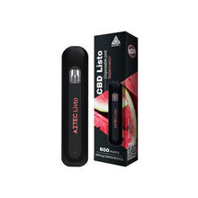 Load image into Gallery viewer, Aztec CBD Listo 500mg CBD Disposable Vape Pen - 1ml 600 Puffs - Associated CBD
