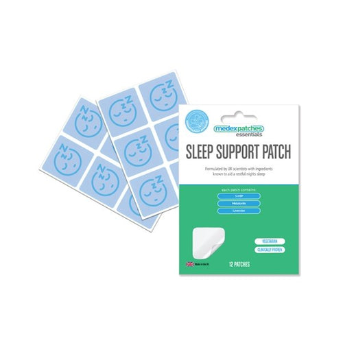 Medex Essentials Sleep Support 5HTP + Melatonin Patches - 12 Patches - Associated CBD